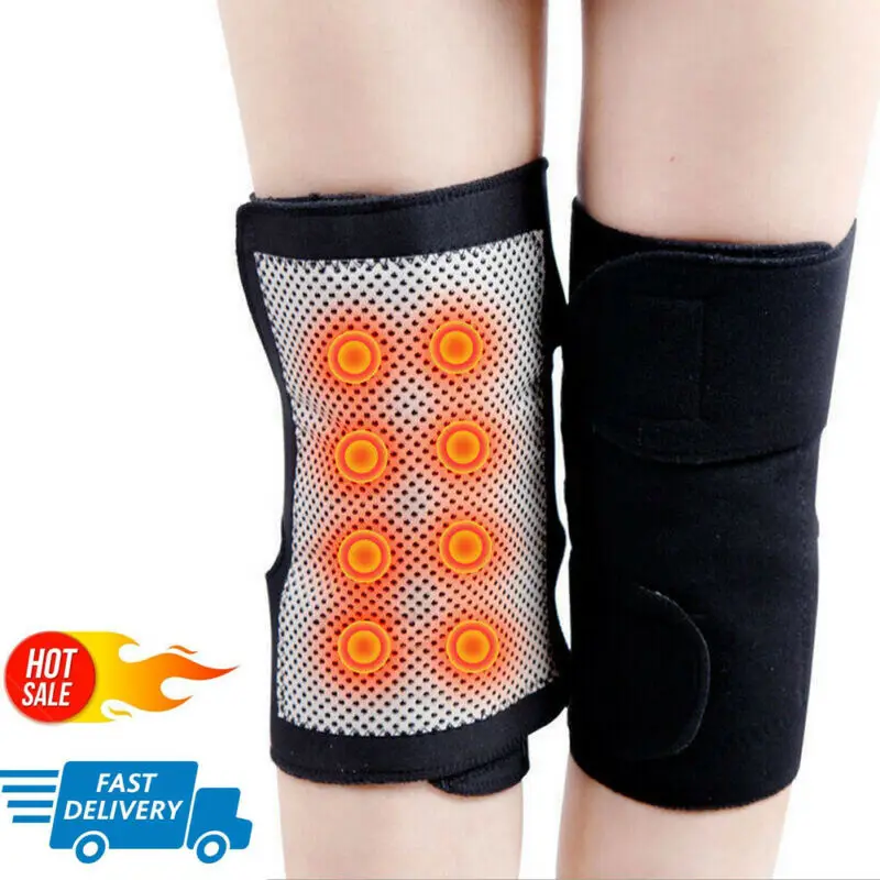 

2 Pcs Knee Pad Tourmaline Self Heating Magnetic Therapy Knee Support Belt Brace Adults Women Men Arthritis Brace Protector