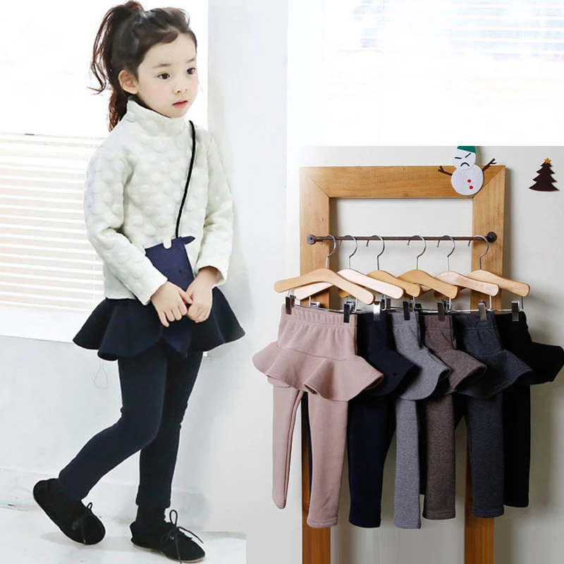 女の子用純色パンツ 2 10歳の子供服 綿のレギンス 暖かい 高品質 Pants Aliexpress