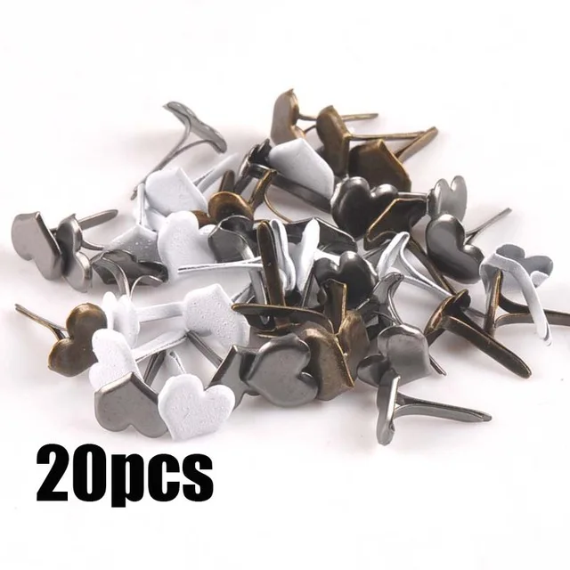 Mixed Round Scrapbooking Embellishment Fastener Brads Metal Crafts For Diy handmade shoes Decoration 