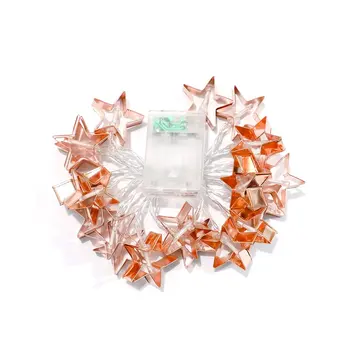 

Led Iron Five-pointed Star Love Lights String Lights Flashing Lights Battery Starry Christmas Dorm Wedding Decoration