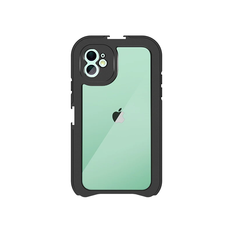 

Ulanzi Vlog Metal Case Cage for iPhone 11 Pro Max Video Shooting Record Vlogging Case with 17MM Thread 1/4 Screw