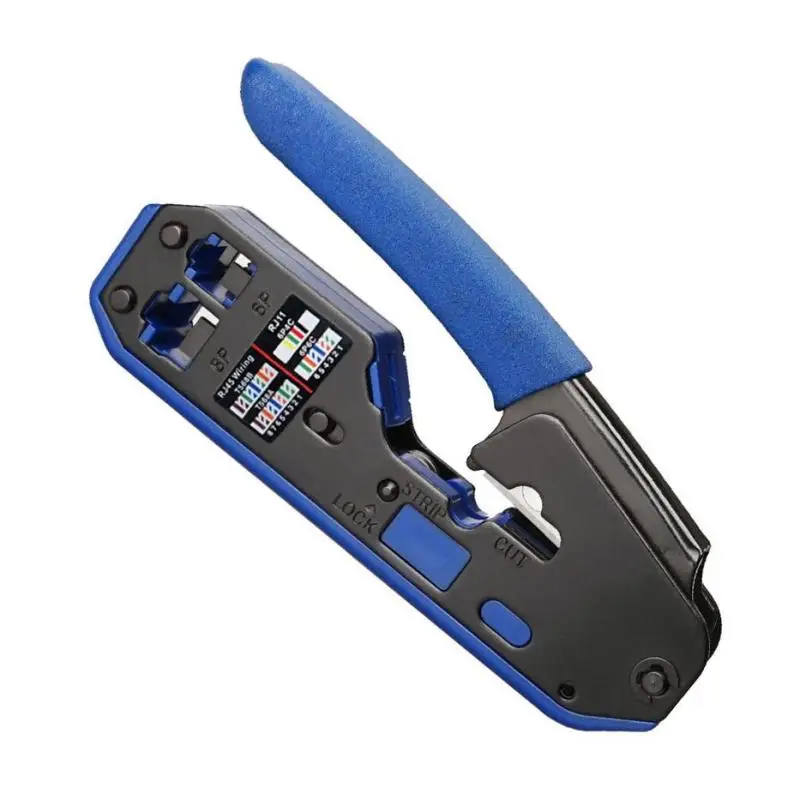Dreamburgh RJ45 инструмент сети Щипцы Обжимные Инструменты Стриппер кабель Ethernet подходит RJ45 Cat6 Cat5e Cat5 STP разъем