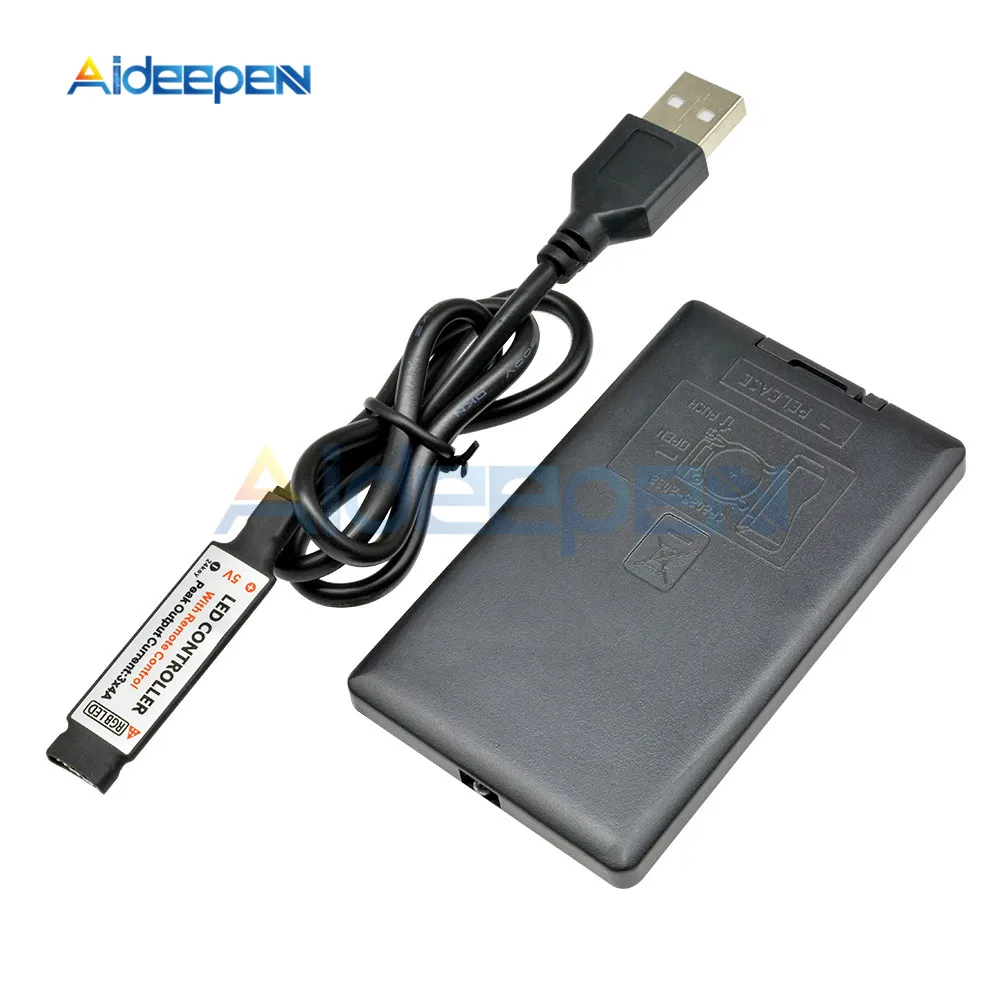 Светодиодные ленты 5 V 12 V RGB USB ИК-пульт дистанционного управления 5 V 12 V USB Светодиодные ленты светильник с 24-мя клавишами удаленный беспроводной контроллер для светодиодный s