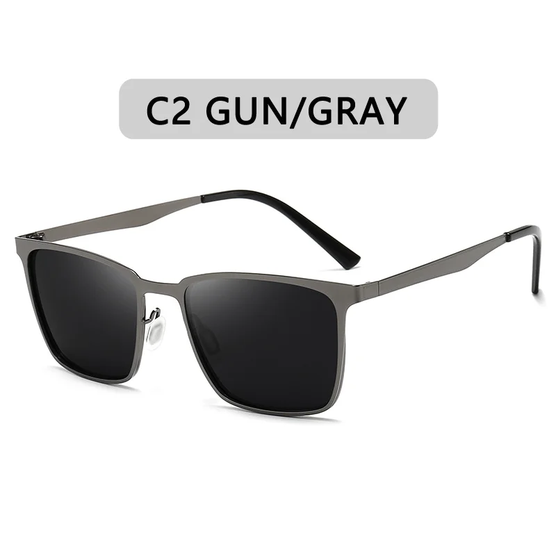 ZXWLYXGX Brand Design Classic Polarized Sunglasses Men Women Driving Square Frame Fashion Sun Glasses Male Goggle Gafas_voghion.com