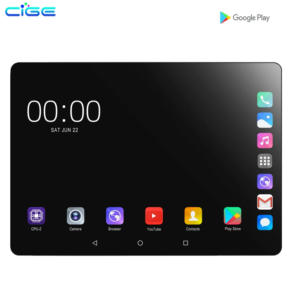 CIGE Mx960 10.1 Inch Tablet PC Android 9.0 6GB RAM+128GB ROM Octa Core IPS WiFi GPS Tablets Mobile