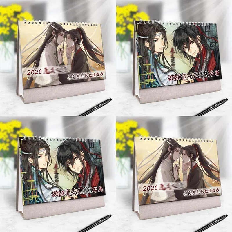 Аниме Mo Dao Zu Shi Настольный календарь Wei Wuxian Lan Wangji настольные календари ежедневный планировщик