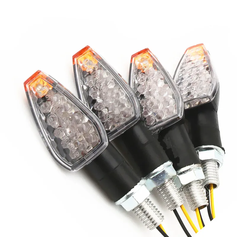 Универсальный поворотный сигнал для мотоцикла 2 пары светодиодный индикатор