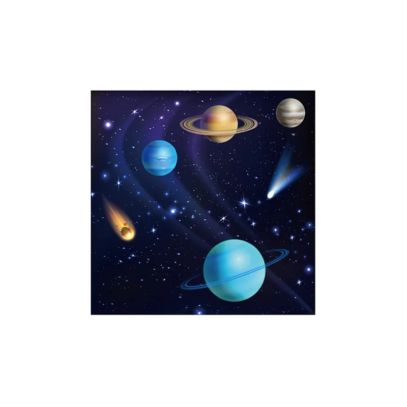 Новая космическая планета Праздничная тарелка салфетки чашки Посуда звезды вечерние Для астронавта с днем рождения товары для вечеринок Вселенная украшения