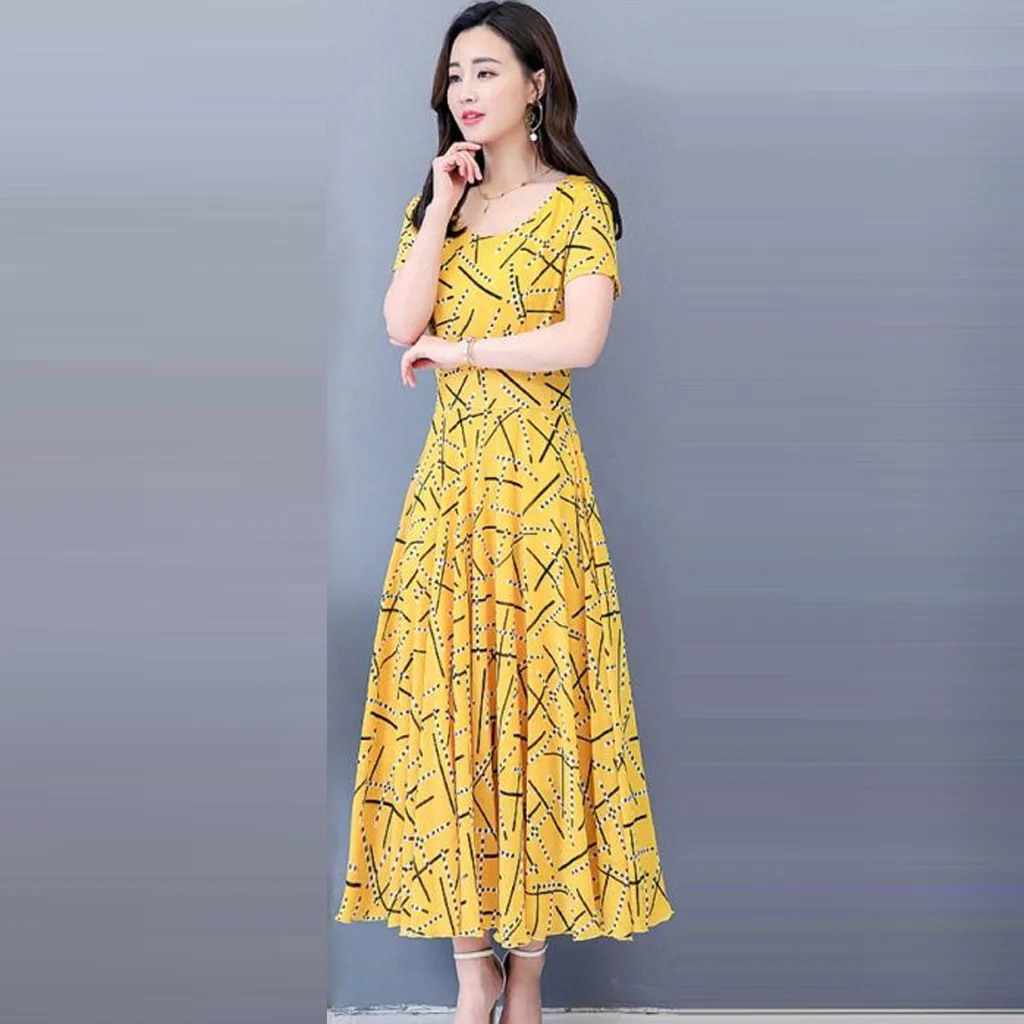 Yellow 2 Летнее платье размера плюс, одежда для женщин, Элегантное Длинное платье, Сексуальные клубные платья, женские вечерние платья желтого цвета для вечеринок - Цвет: Yellow 2