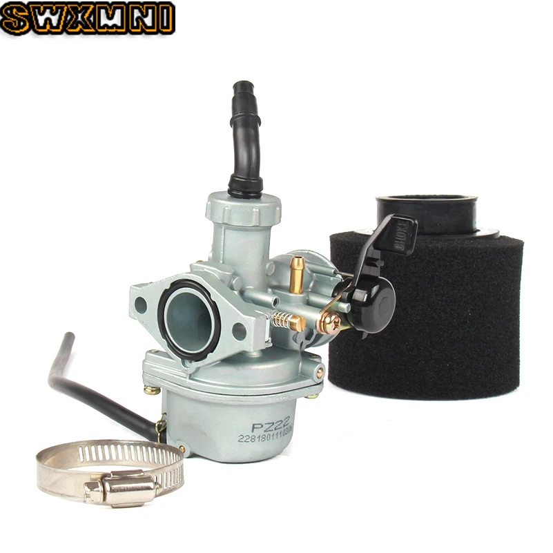 Карбюратор PZ22 Carb 22 мм с воздушным фильтром для 110cc 125cc SSR Lifan CRF50 мотоцикла
