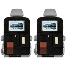 2pcs Multi-Pocket Car Seat Back Organizer Wool Felt Storage Container Hanging Box Multifunction Vehicle Storage Bag Car-styling new car fold dining rack seat storage bag hanging bags car seat back bag car multifunction vehicle storage box freeshipping