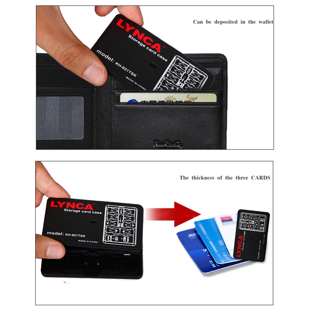 

Multi-function Storage Card Box SD TF SIM Mobile Phone Card Camera Memory Card Storage Box Ultrathin Pocket Storage Box