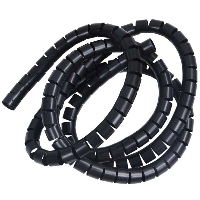 

Top-Spiral Tube Cable Wire Wrap Computer Cord Management 30mmx3M Black