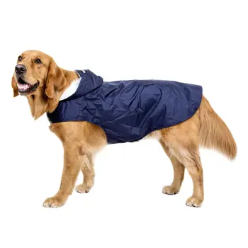 

Waterproof Coat for Dogs Waterproof Hooded Rain Jackets Reflective Pet Clothes LBShipping