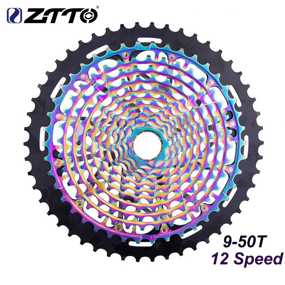 Кассета ZTTO MTB 12 Скоростей 9-50T Ультралегкая кассета XD 11s Rainbow K7 В ulт s звездочка 1299 k7 |