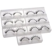 7 пар, Длинные Накладные ресницы, Удлиненные ресницы, искусственные натуральные накладные ресницы, макияж, ресницы, ресницы,# V14