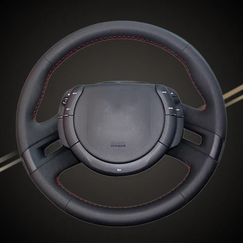 

Car Braid On The Steering Wheel Cover for Citroen C4 Picasso 2007-2013 Auto Braid Wheel Covers Interior Accessories Car-styling