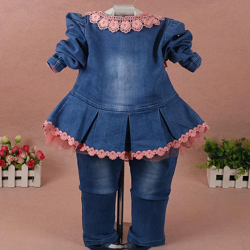 3Pcs-set-Spring-Autumn-Fashion-Jeans-Colthes-Suit-Baby-Girls-Lace-Suits-Denim-Jacket-And-White (4)