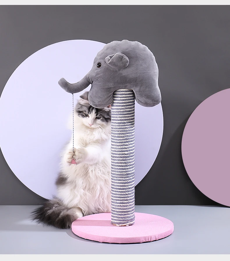 2 Poteaux De Remplacement Pour Arbre à Chat – Sisal Et ABS, Couleur Café, Neufs