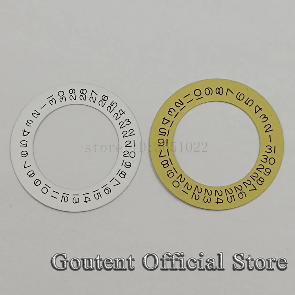 Goutent ETA2836 Miyota 8215 821A 8205 8200 DG2813 Watch Movement Large Calendar Plate 3-point Date Week Accessories