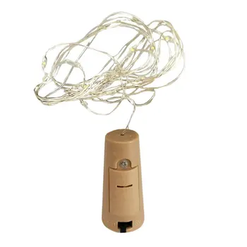 

1M 2M Copper Wire LED String lights Holiday lighting Fairy Garland For Christmas Tree Wedding Party Decor Drop Shipping Sale