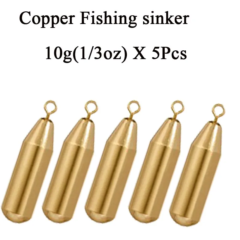 5pcs/lot Fishing Weights Sinkers 1.8g 3.5g 5g 7g 10g Fishing