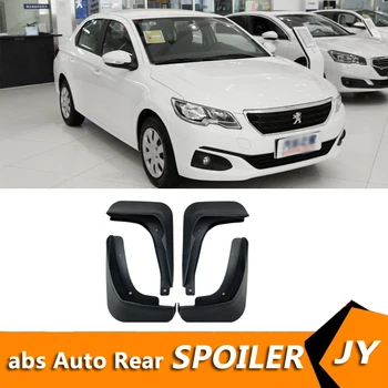 

For Peugeot 301 2013-2017 Mudflaps Splash Guards Front With color and rear Mud Flap Mudguards Fender Modified special