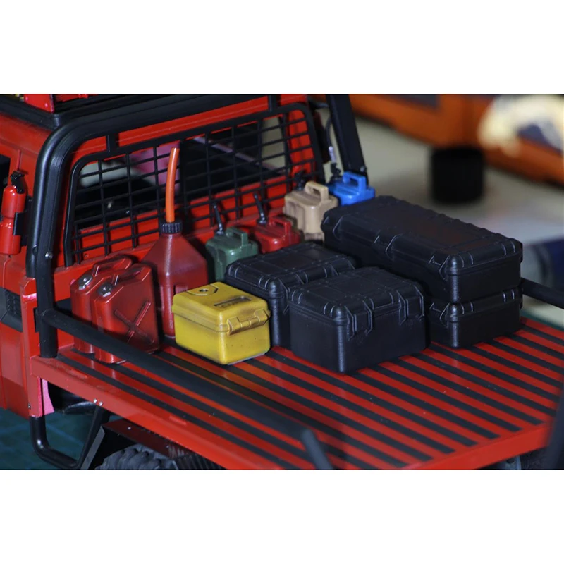 Для TRX4 SCX10 90046 1:10 радиоуправляемая модель чемоданы моделирование автомобиля аксессуары для мини токарный станок Пластик, комплект одежды из 3 предметов