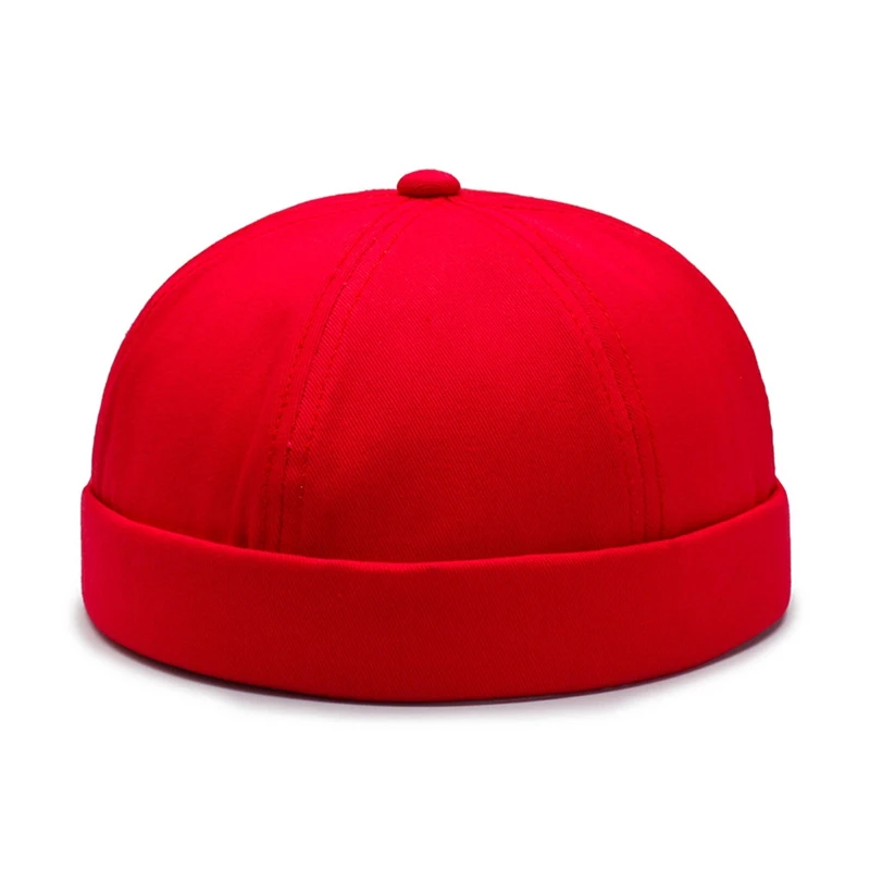 Beanie для мужчин и женщин ретро без полей Портативный Регулируемый Череп Кепка Хип