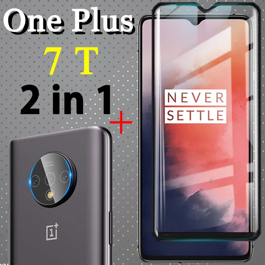 Купить Объектив и защитное стекло oneplus 7 T 2 в 1 для чехол onplus 1plus пленка экрана 3D  Мобильные | Бамперы (4000472898123)
