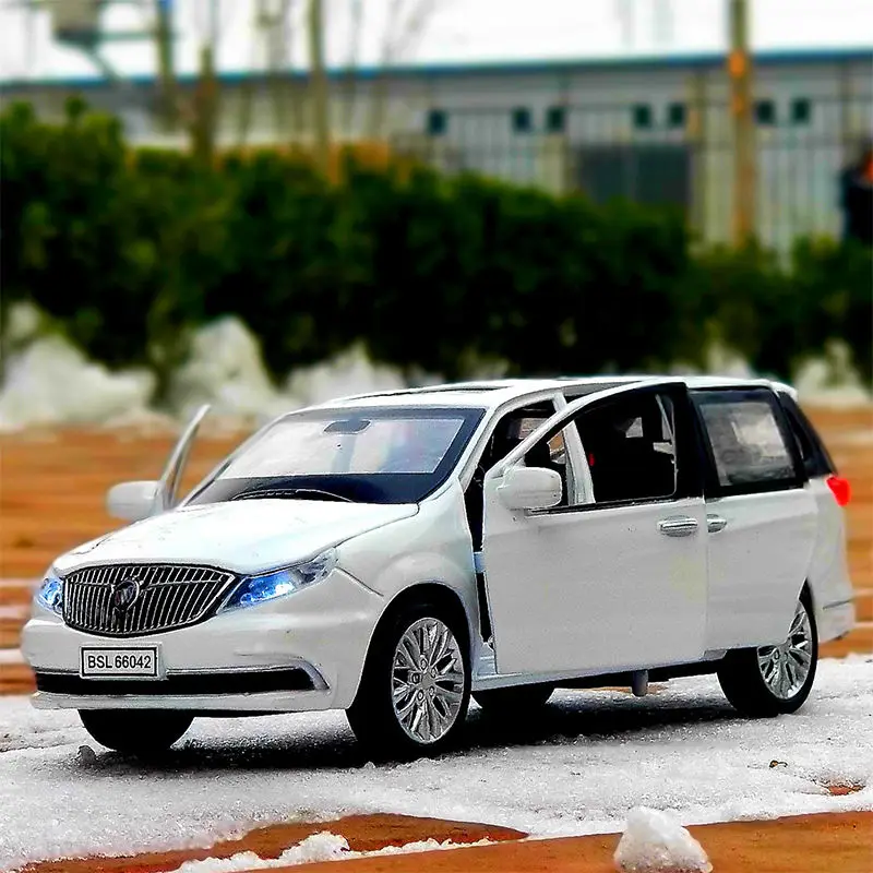 Масштаб 1:32 для GM BUICK GL8 литая металлическая Роскошная MPV модель автомобиля