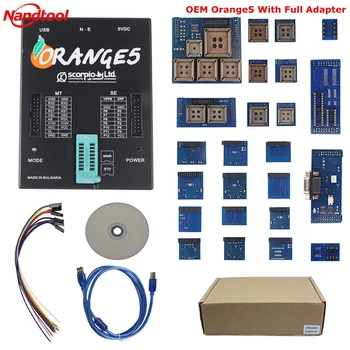 

11.11 Promotion Free Shipping OEM Orange5 Programming Device With Full Adapter Packet Hardware + Enhanced Version Software