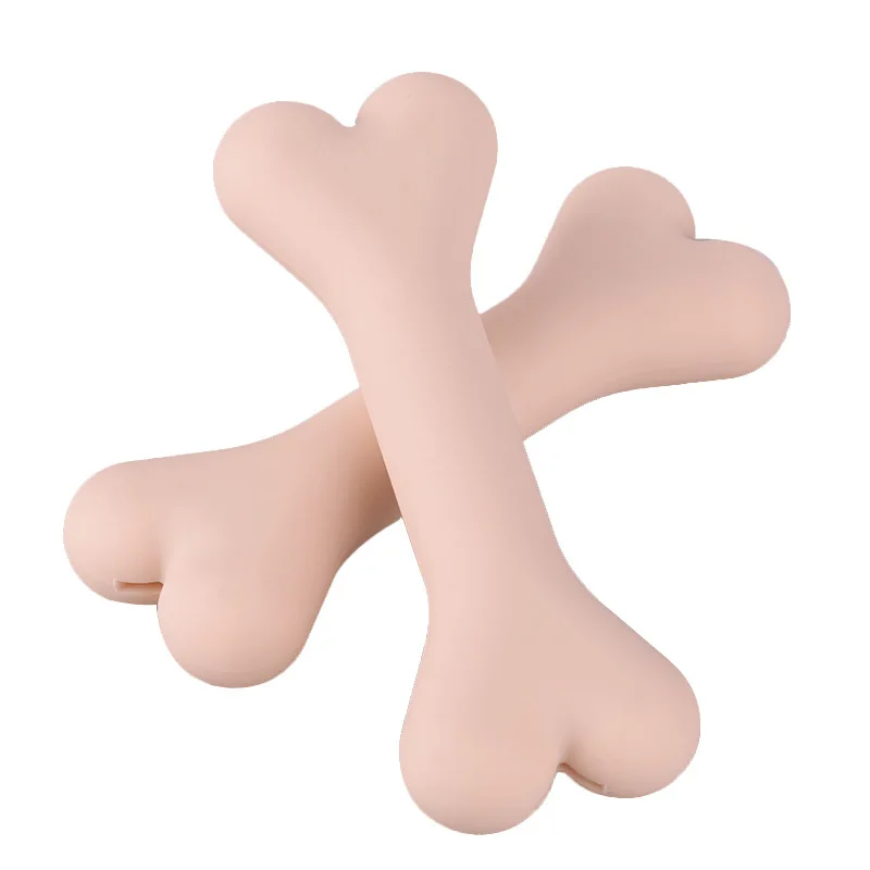 

1Pc Pet Dog Chews Bite Toy Silica Gel Bone Biting Resistance Molar Teeth Clean Stick Food Treats Dogs Bones Puppy Accessories