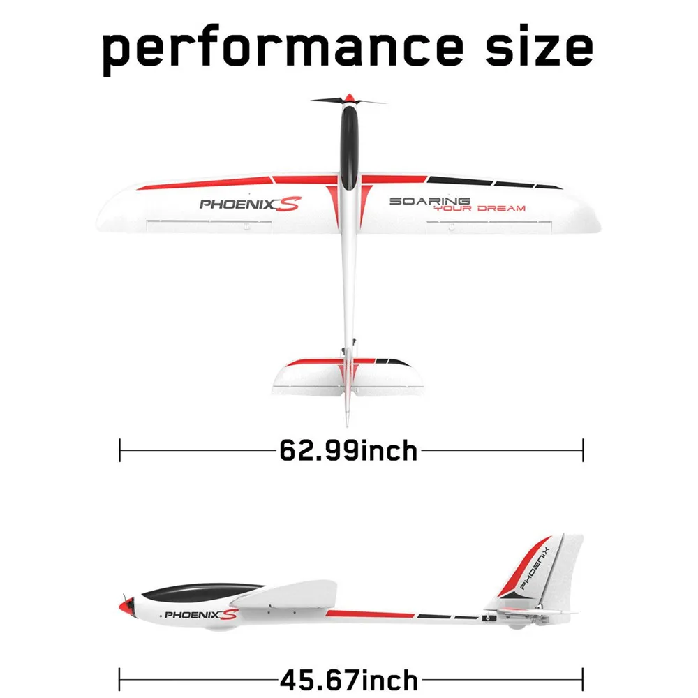 Volantex PhoenixS 742-7 4 канала 1600 мм размах крыльев EPO RC самолет ж/обтекаемый ABS пластик Fuselage комплект/PNP/RTF игрушки на открытом воздухе