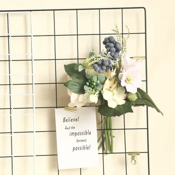 

Berry Dahlia Bouquet fake Flowers Manufacturers Home Decoration Wedding Boquet Flower Wall Artificial flowers