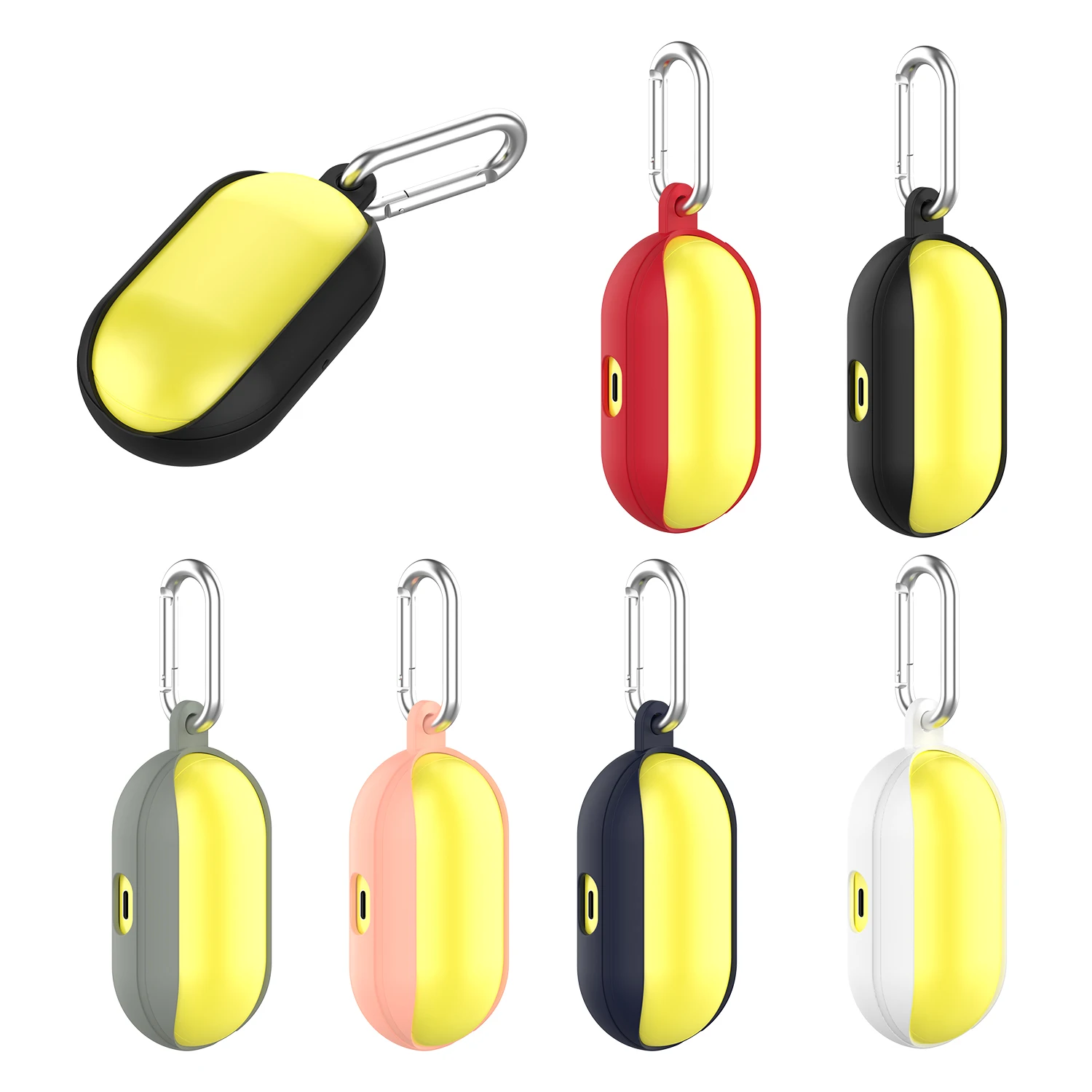 

New Protective Silicone Earphone Case for Samsung Galaxy Buds Cover with 360 Degree Full Protective Cover with Buckle