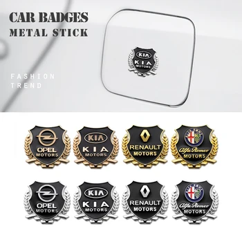 

3D Car Styling Sticker Metal Emblem window Rear Tailgate Badge for Audi BMW Ford Kia Suzuki Toyota JEEP Skoda Mitsubishi Honda