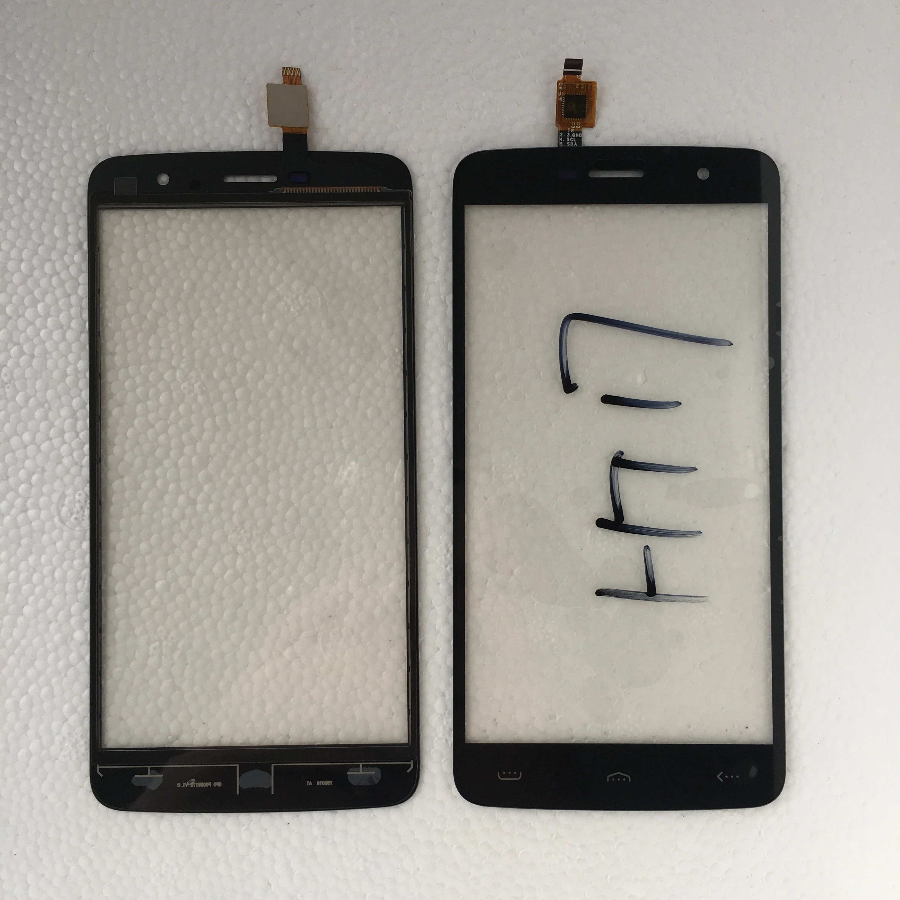 5 дюймов внешний объектив сенсорный экран для Homtom HT17 тачскрин pro сенсор Переднее
