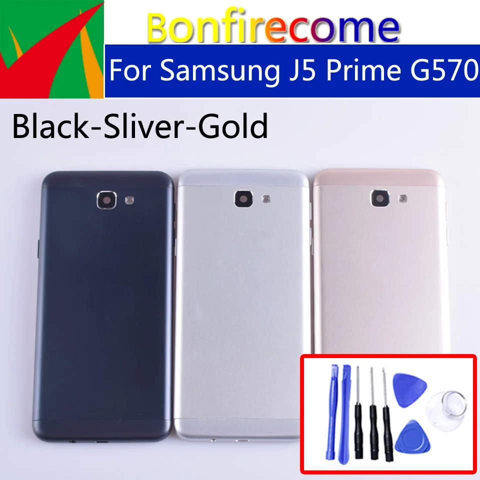J5Prime для Samsung Galaxy J5 Prime G570 G570K корпус крышка батареи задняя крышка чехол задняя дверь шасси оболочка