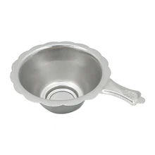 1 шт. мелкоячеистый ситечко для чая фильтр сито из нержавеющей стали ситечки для кофе Лист Чайник специи фильтры кухонные принадлежности