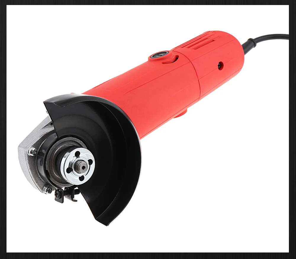 220V 700W/750W Electric Grinder Electric Angle Grinder with Protective Cover Support Polishing Disc for Rust Removal