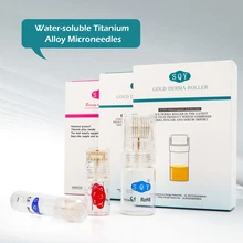 

Best Derma Roller Titanium Tips Microneedle 0.25mm Automatic Gold Derma Stamp,Skin Care Anti Aging Serum Injection Reusable