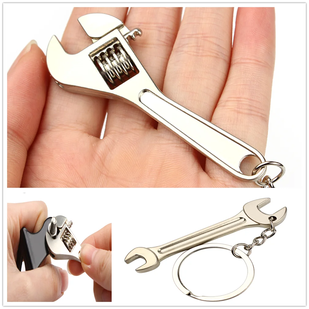 

car Wrench Keychain Spanner Chain keyring for Mitsubishi ASX Endeavor Expo Galant Grandis Lancer Mirage Montero Peugeot 407