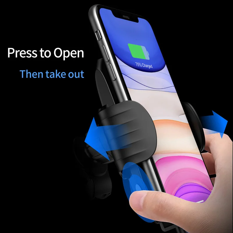 SIKAI 15 Вт магнитное автомобильное беспроводное зарядное устройство для iPhone 11 pro, совместимо с 5 Вт 7,5 Вт 10 Вт, автомобильная трансляция