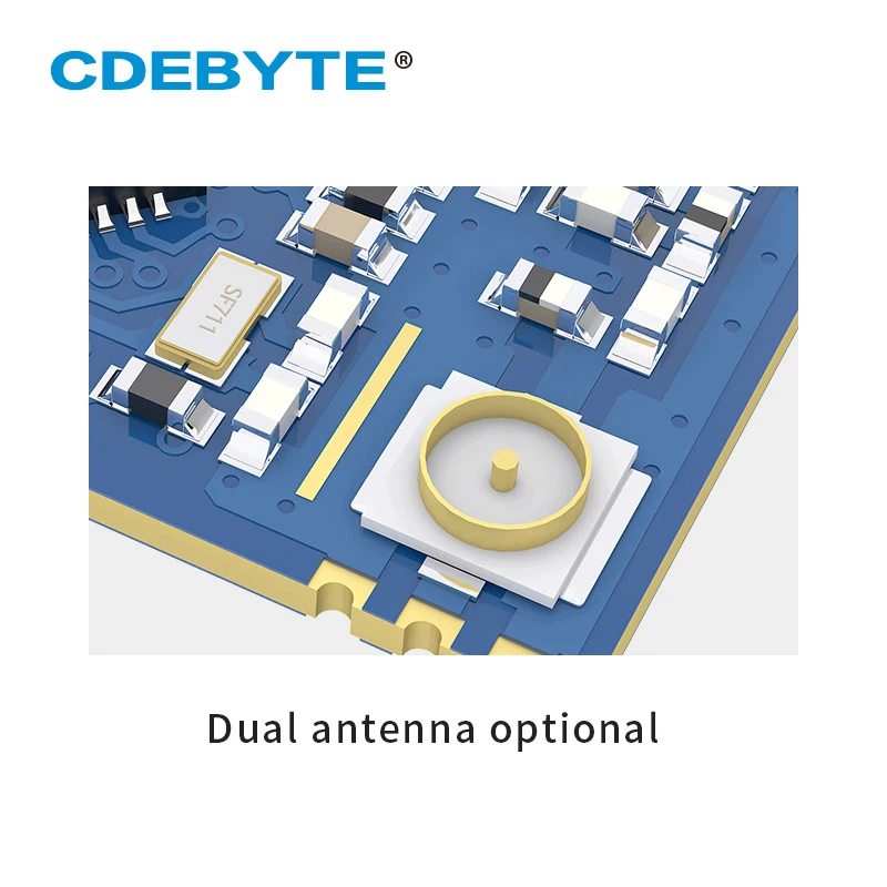 Беспроводной трансивер LoRa 22dBm ASR6501 SoC E78 470LN22S SPI SMD IPEX Коннектор с отверстиями TCXO RF