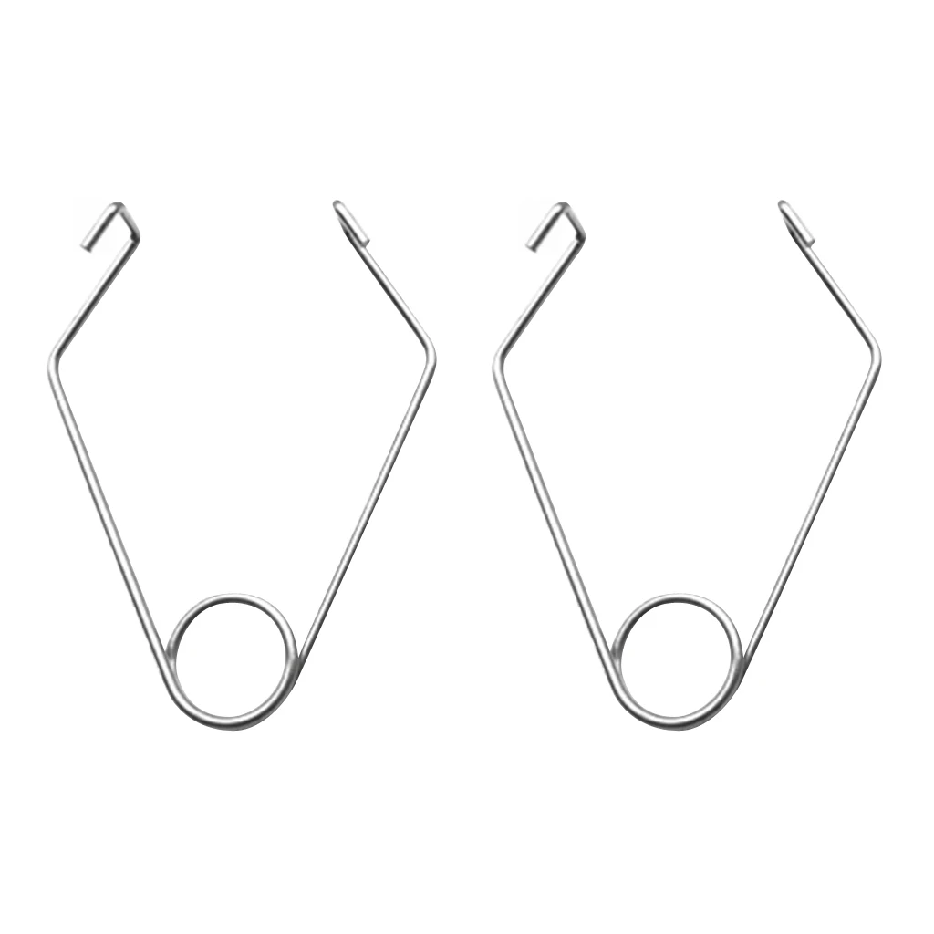

2pcs Stainless Steel Cord Fastener For Climbing Rope Protector Sleeve 80x55mm
