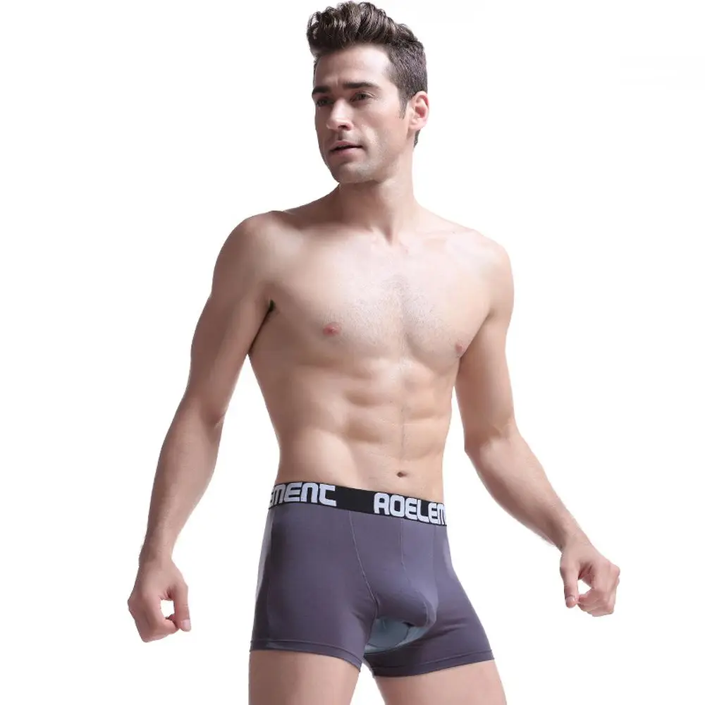 Men's Underwear Man Boxer Briefs Health Care Modal Physiological Scrotum Convex Bag Moisture-proof Men's Boxer Briefs L-XXXXL