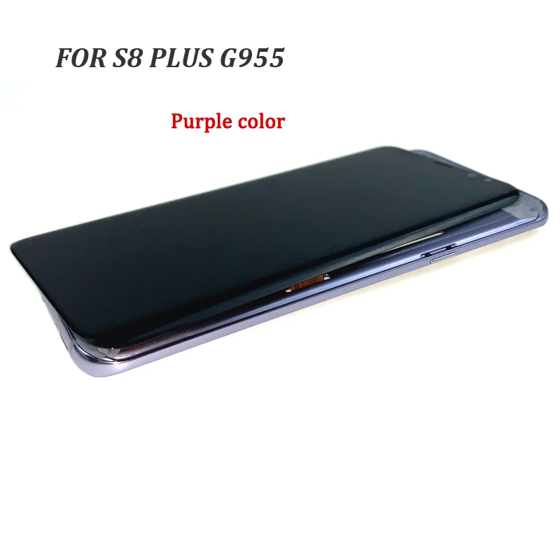 1 шт. для samsung S8 lcd для samsung S8 G950 G950U G950F S8 Plus G955 G955F дисплей с сенсорным экраном дигитайзер в сборе с рамкой