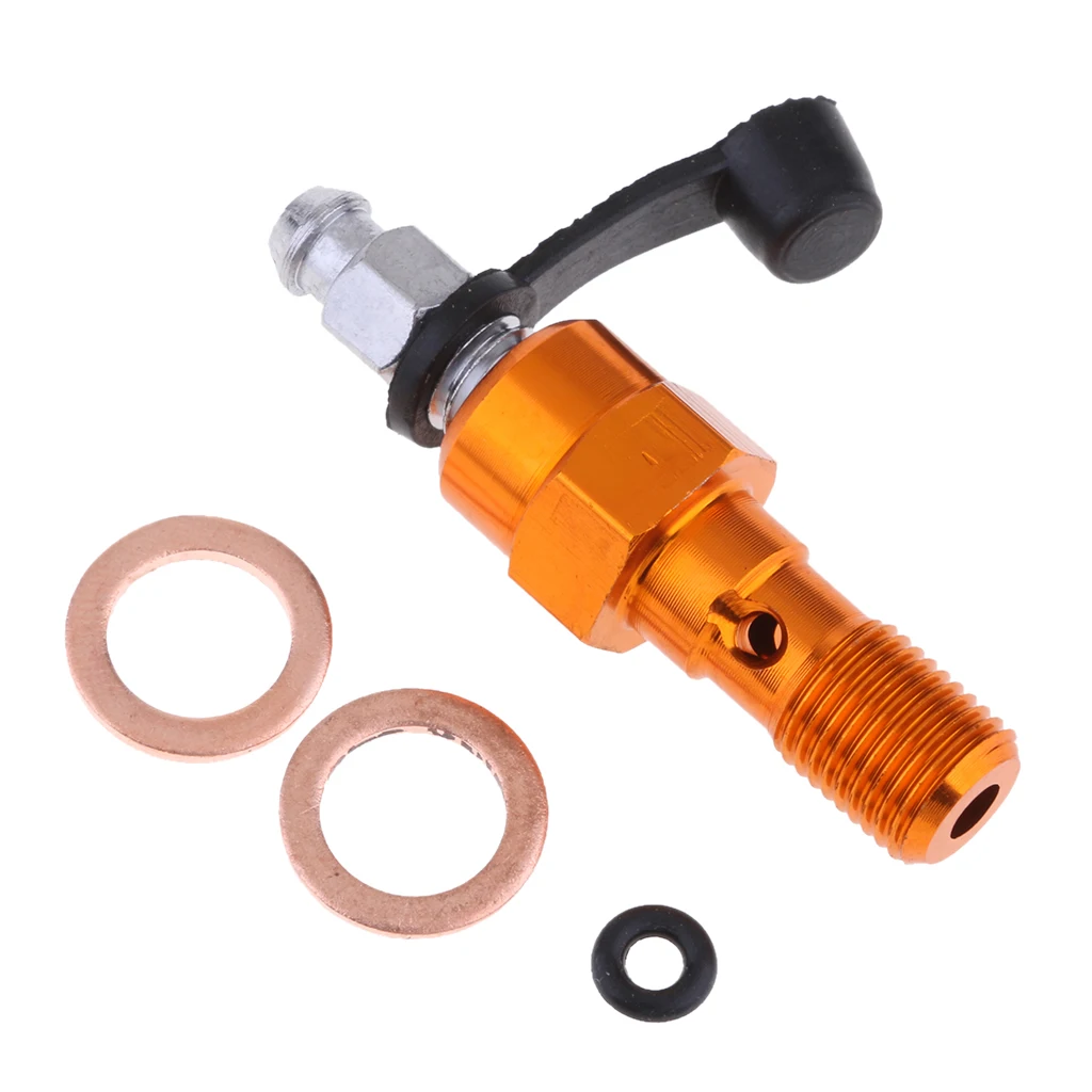 Motorcycle Banjo Bolts & Washers for Brake Caliper Master Cylinder M10 x1.25/M10 x 1.0mm