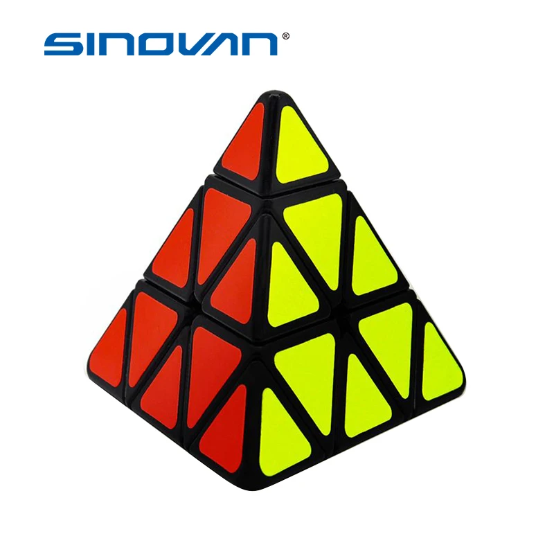 

Speed pyramid Cube Sticker cubo Less Puzzles Magic Cubes Puzzle Toys for Adults Learning Magical Puzzles Toys for Children